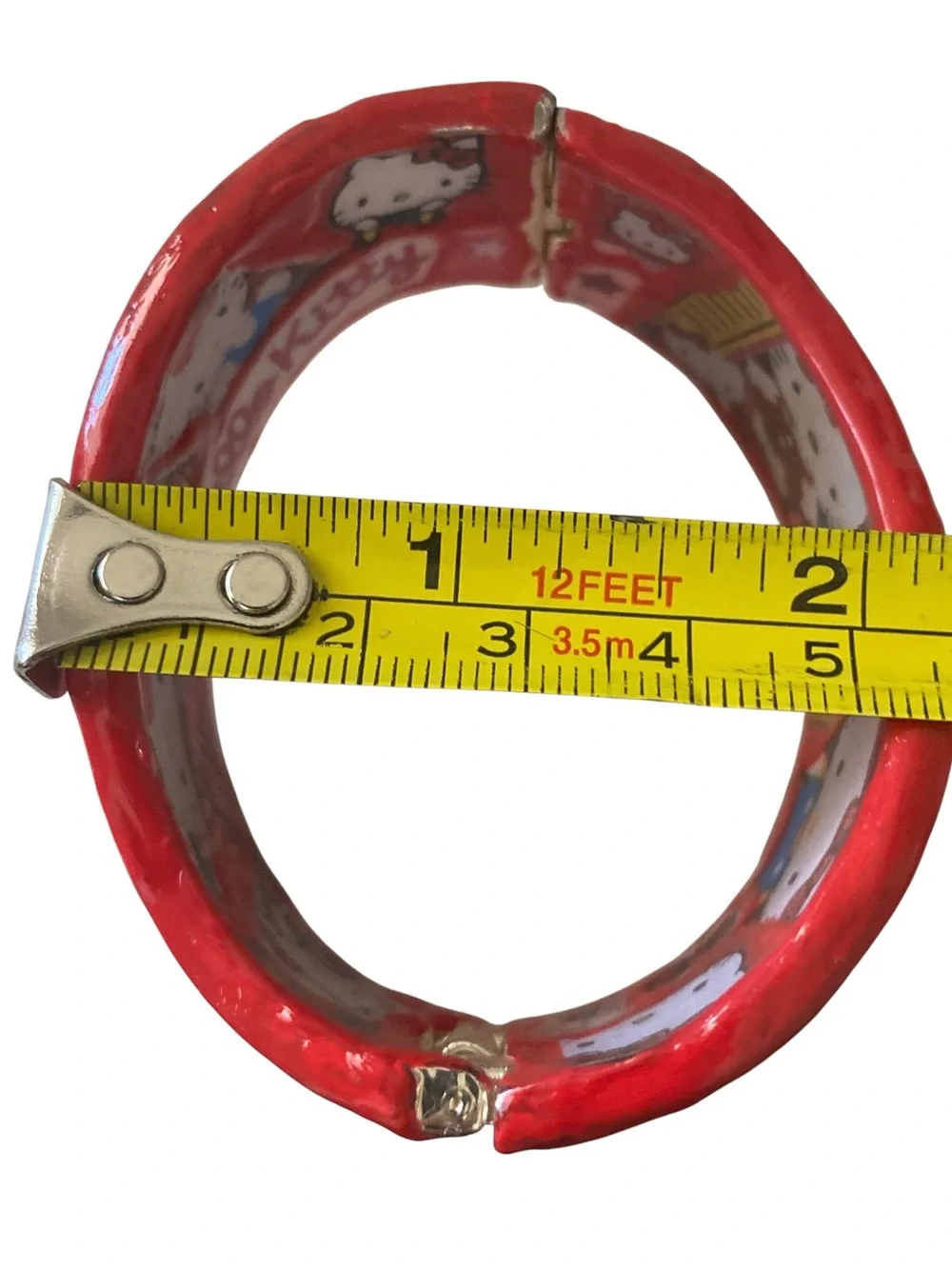 Hello Kitty Red Character Hinged Bangle